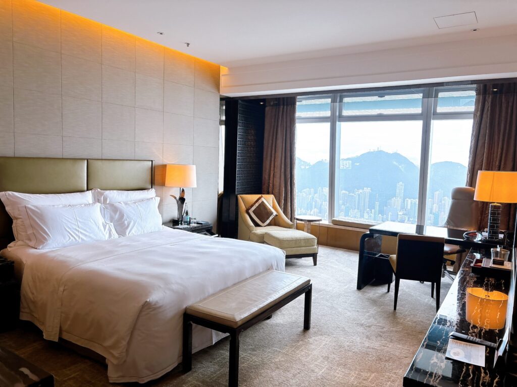 リッツカールトン香港の客室