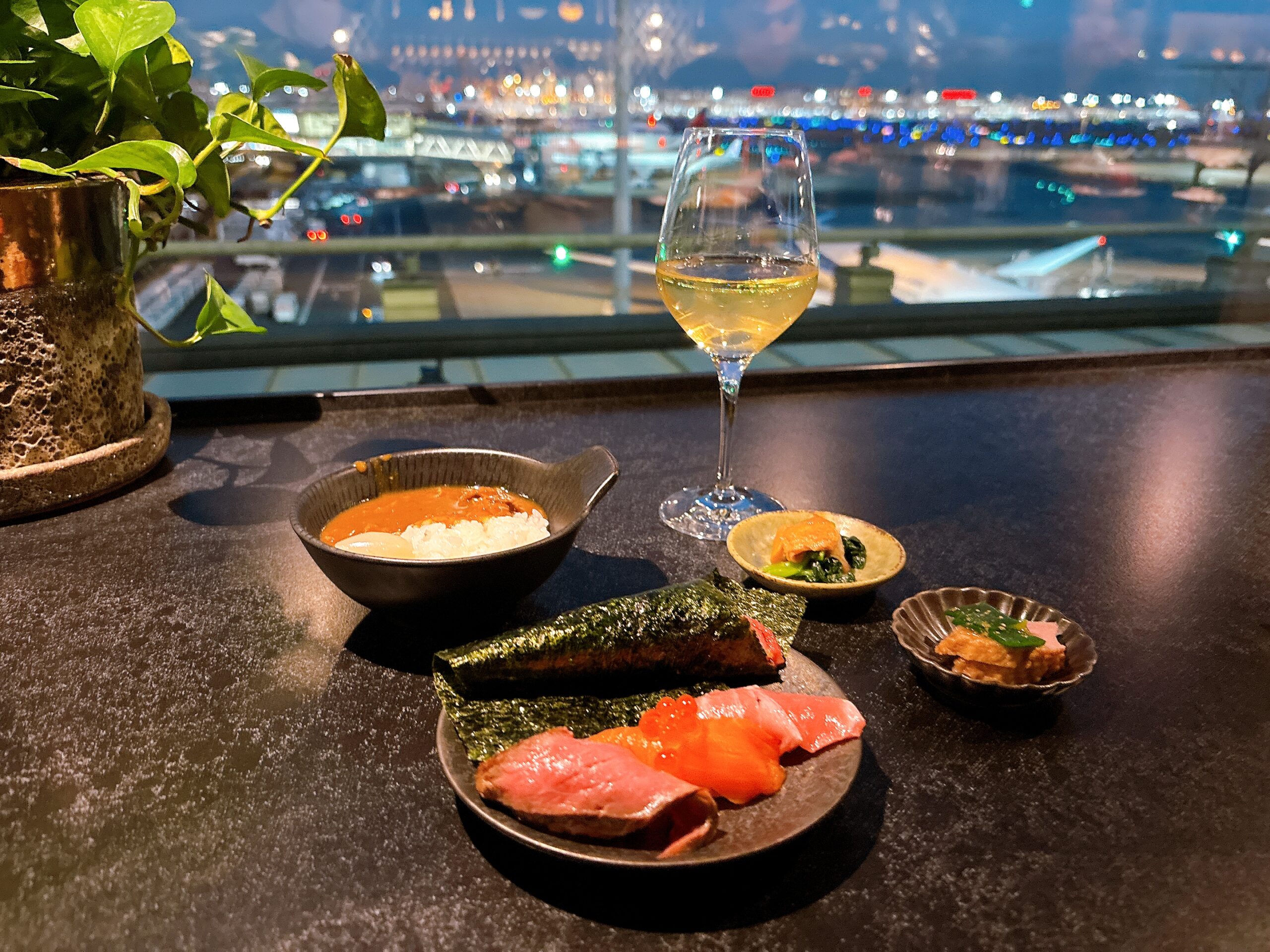 センチュリオンラウンジで食べた料理